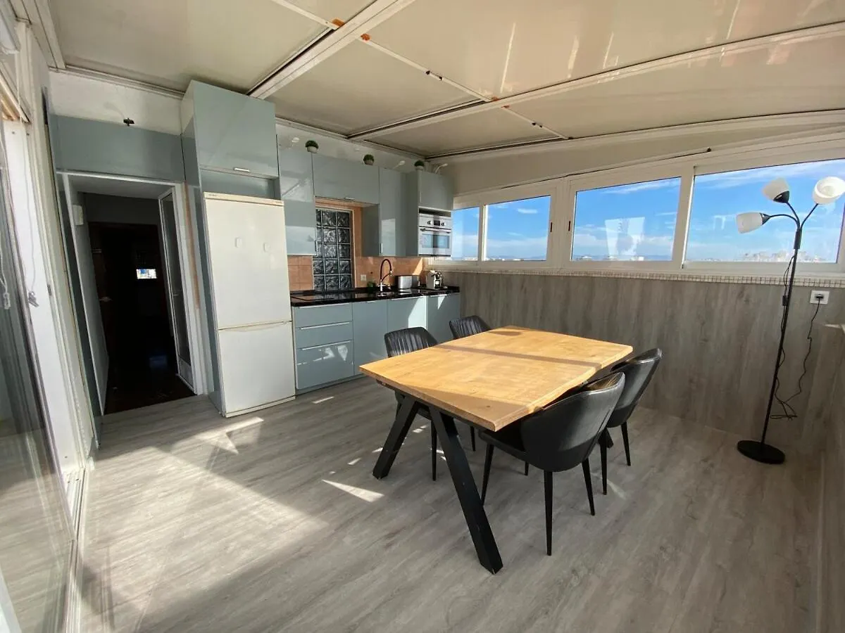 Apartamento-Sobreatico 1 Linea De Playa Almería Spagna
